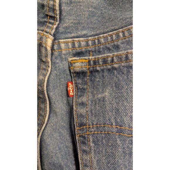 1994 Levis 501XX Jeans Mens 38x36 Denim Button Fly Made USA Straight Leg 90s 496 - Picture 8 of 9